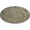 Ekena Millwork Rose Ceiling Medallion (Fits Canopies up to 13 1/2"), 33 7/8"OD x 2 3/8"P, Castle Stone Crackle CM33ROCSC - alternate 3